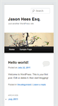 Mobile Screenshot of jasonhees.com